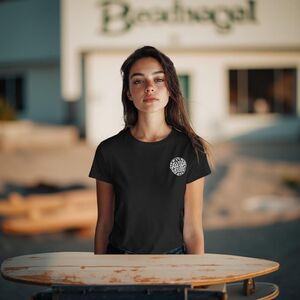 Santa Cruz Shirt Black Cherry Blossum Short Sleeve Cotton Skate Tee Small #70